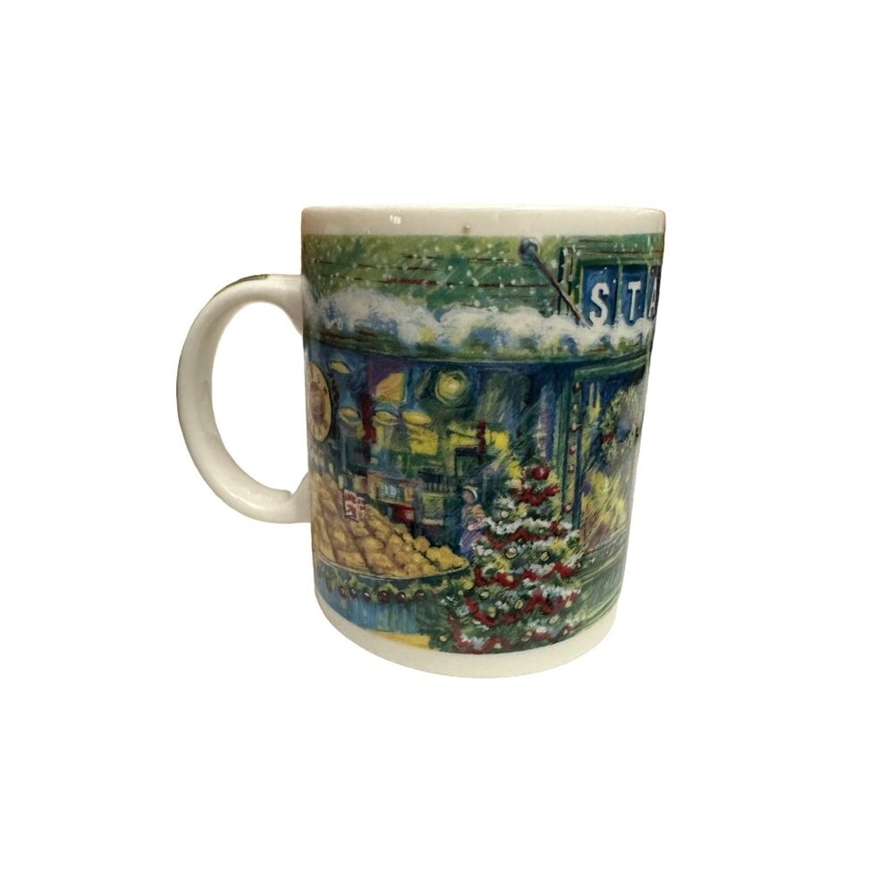 Starbucks Holiday Winter Scene Pikes Peak Mug 14 Oz‎ - Limited Edition 2005